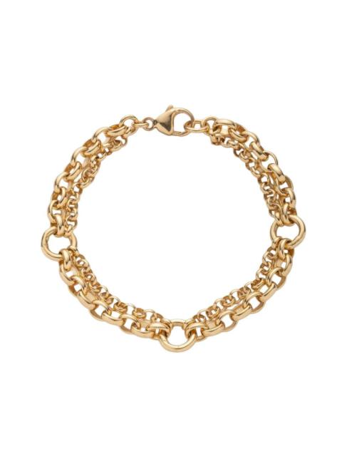 FOUNDRAE Heavy Mixed Belcher Chain Bracelet