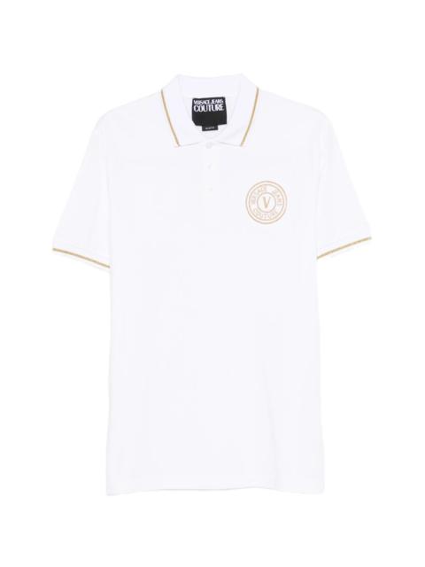 VERSACE JEANS COUTURE Versace Jeans Couture Logo-print Polo Shirt