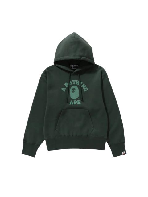 A BATHING APE® BAPE College Pullover Hoodie 'Green'