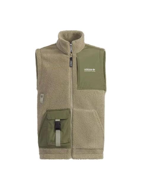 adidas adidas Adventure Sherpa Vests 'Olive Green' HC0381