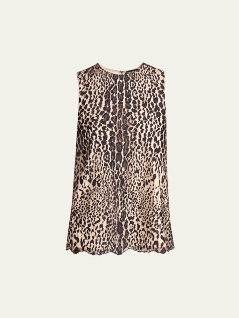 TOM FORD Leopard Lace Sleeveless Top