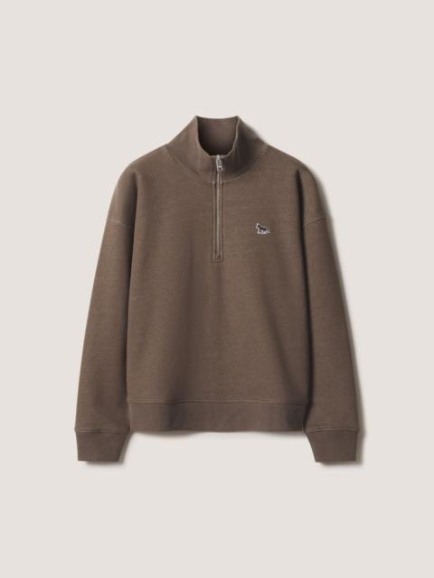 Maison Kitsuné BABY FOX HALF ZIP SWEATSHIRT