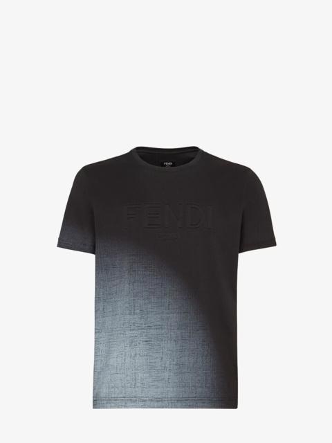 FENDI Black cotton T-shirt