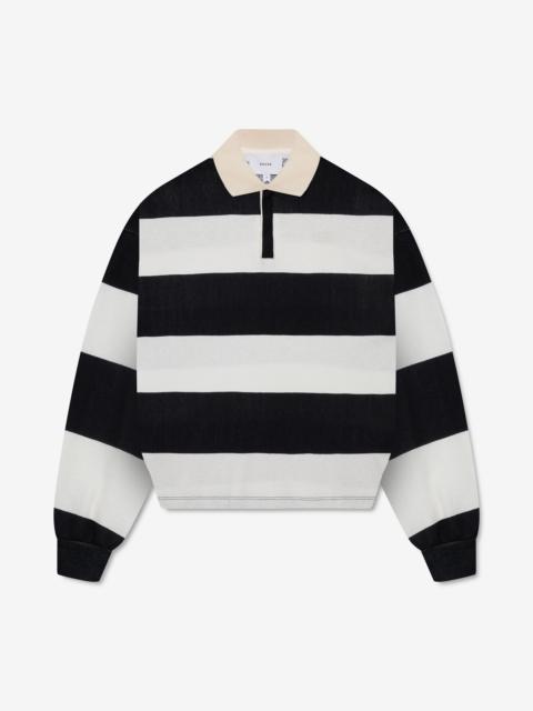 Rhude STRIPED PIQUE POLO