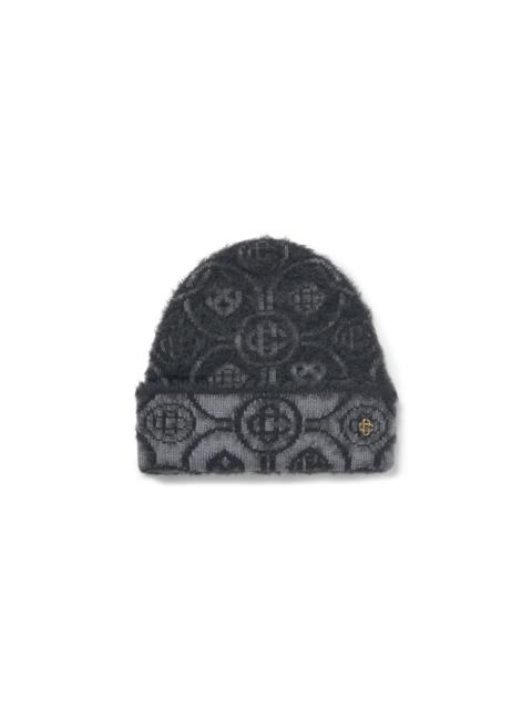 CASABLANCA Fluffy Monogram Mohair Beanie | Casablanca Paris