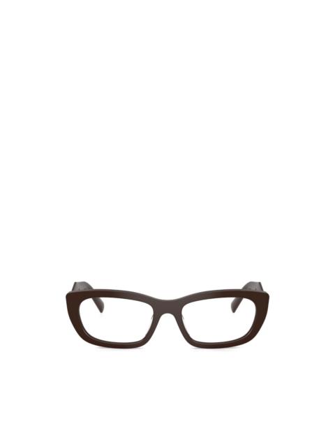 Prada clear-lense glasses