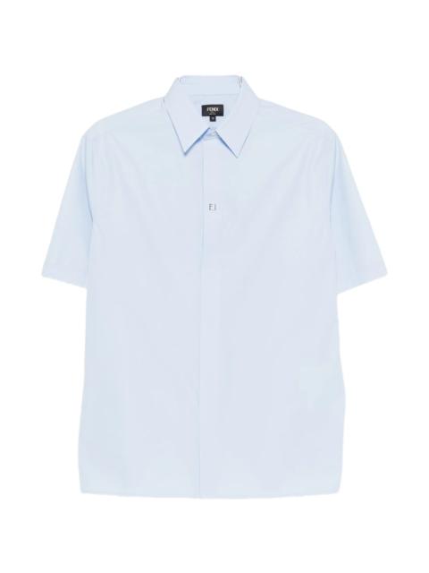FENDI logo-appliqué shirt