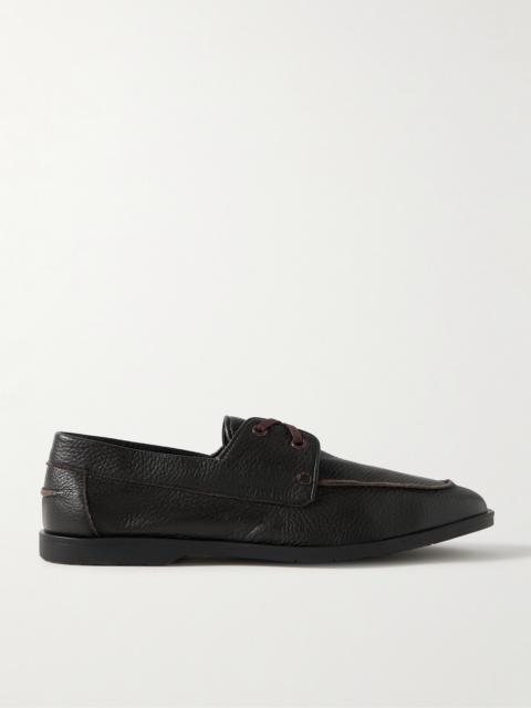 GEORGE CLEVERLEY Devon Full-Grain Deerskin Boat Shoes
