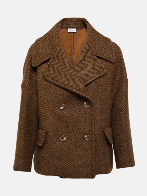 REDValentino Herringbone wool jacket