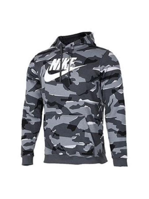 Men's Nike Fleece Lined Sports Stay Warm Hooded Casual Gray AR2868-065