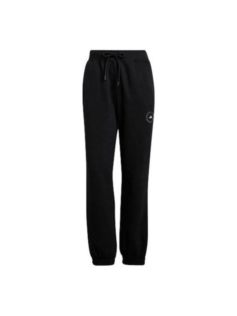 adidas (WMNS) adidas by Stella McCartney Agent of Kindness Loose Fit Sweat Pants 'Black' HD9055