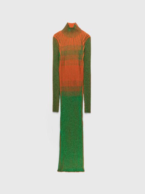 Jean Paul Gaultier Jean Paul Gaultier – High Neck Long Dress Green