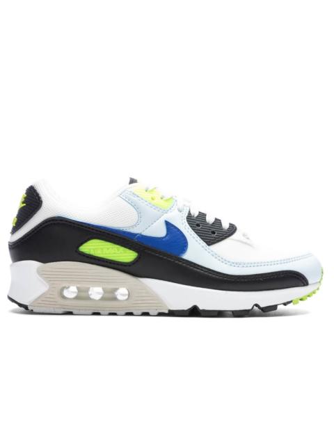 Nike WOMEN'S AIR MAX 90 - SUMMIT WHITE/RACER BLUE/VOLT