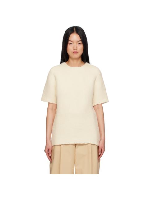 Jil Sander Off-White Gauze T-Shirt