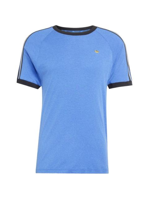 adidas striped-sleeve T-shirt