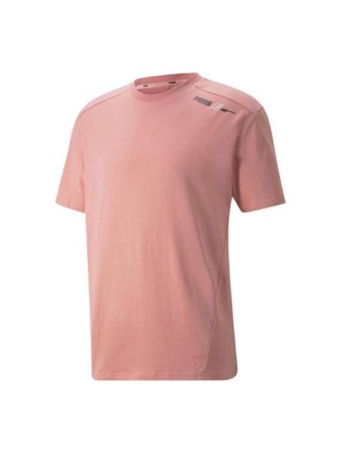 PUMA PUMA Graphic Rubber Printed T-Shirt 'Pink' 849536-24