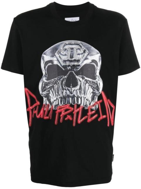 PHILIPP PLEIN skull-print short-sleeve T-shirt