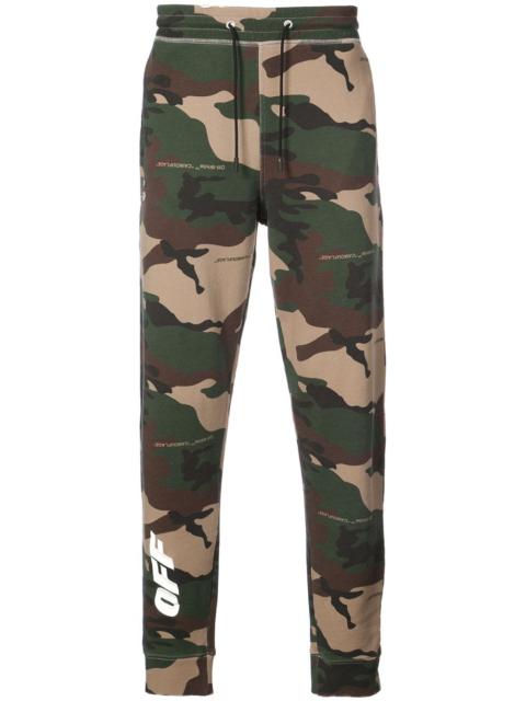 Off-White camouflage print sweatpants