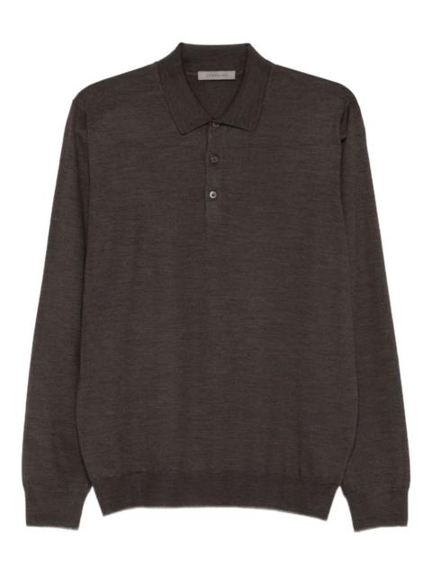 CORNELIANI long-sleeve polo shirt