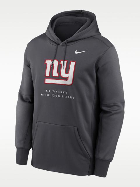 Nike New York Giants Men's Nike Therma NFL Pullover Hoodie