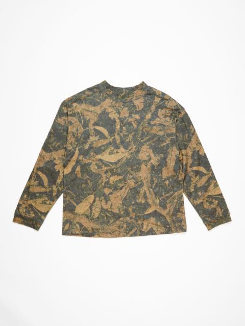 Acne Studios Crew neck sweater - Mud brown camo