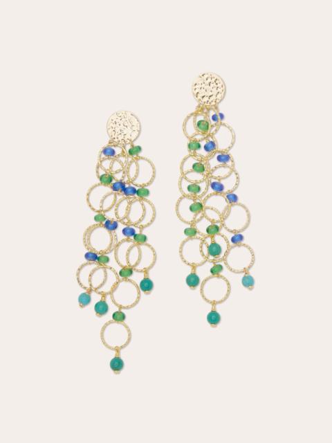 RAMY BROOK Lila Beaded Chandelier Earrings