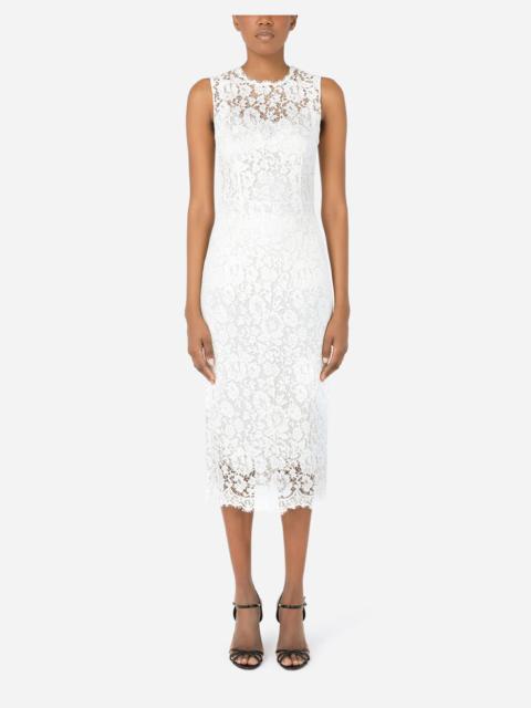 Lace midi dress