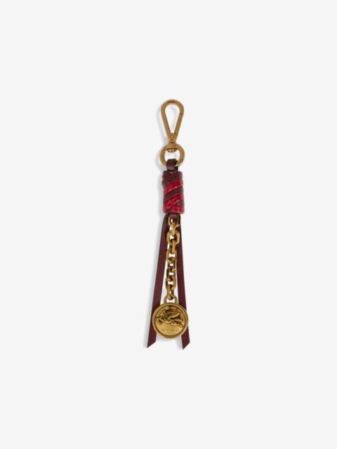 Etro pegaso coin leather charm