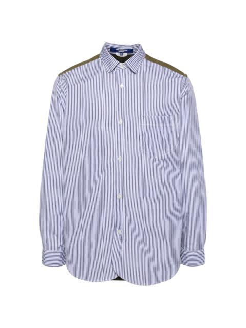 Junya Watanabe MAN long-sleeve quilted shirt | REVERSIBLE