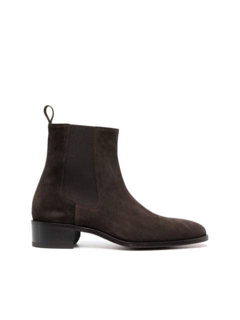 TOM FORD 40mm square-toe leather boots