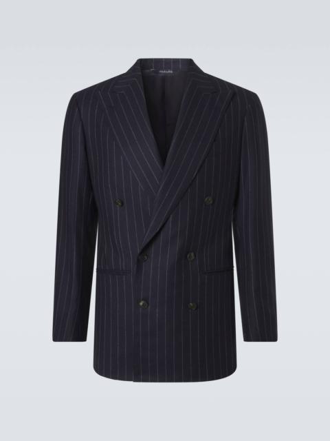 SAMAN AMEL Striped wool blazer