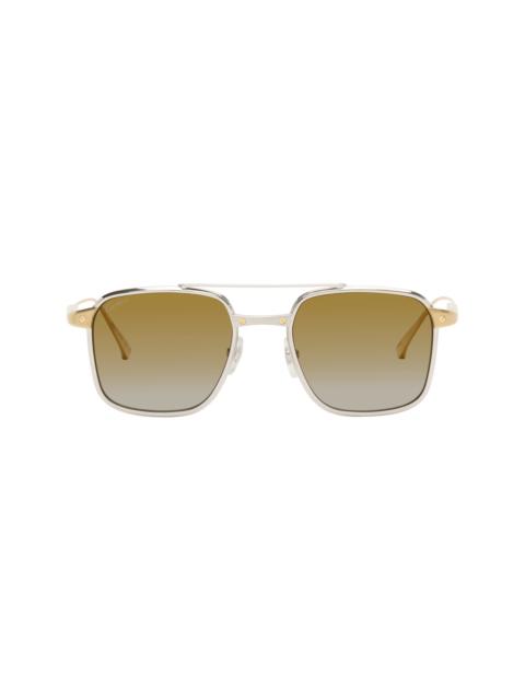 Cartier Silver & Gold Exception Sunglasses