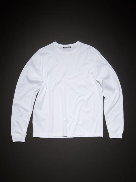 Long sleeve t-shirt- Regular fit - Optic White