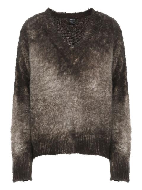 Avant Toi V-neck brushed sweater