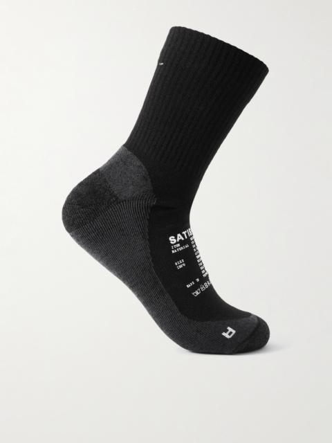 SATISFY Stretch Merino Wool-Blend Socks
