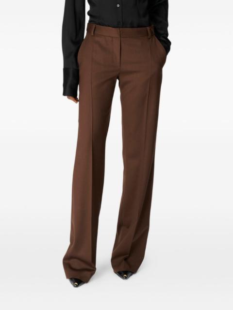 Marine Serre virgin-wool tailored trousers