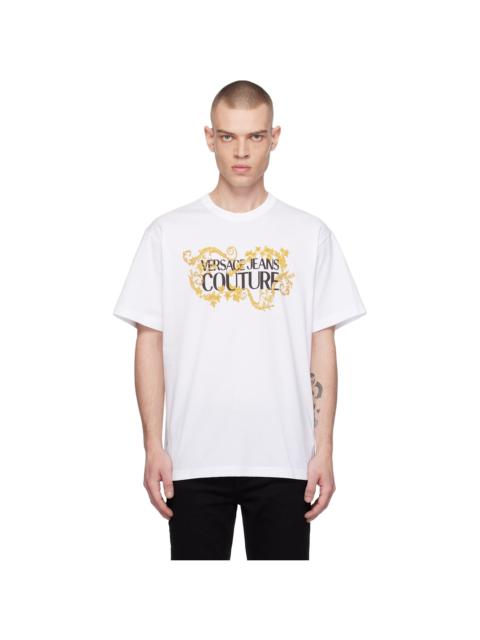 VERSACE JEANS COUTURE White Barocco T-shirt