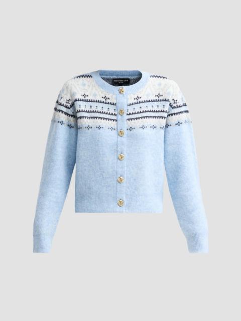 GENERATION LOVE Women's Hilda Fair Isle Cardigan - Light Blue Multi