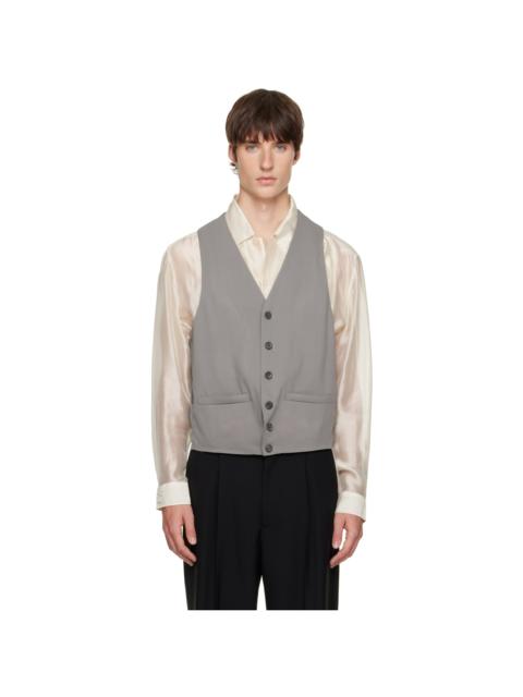 SOSHIOTSUKI Gray Last Button Vest