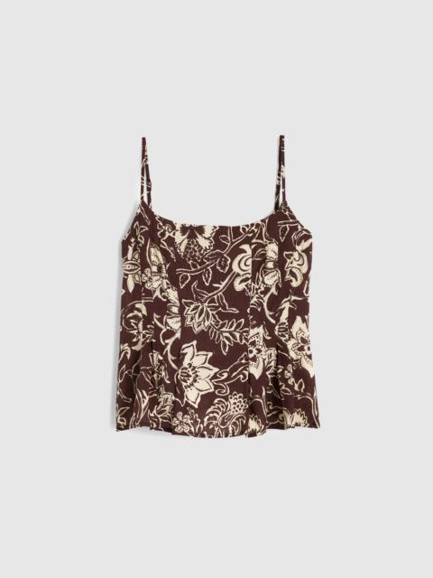 Madewell Darted Peplum Cami Top