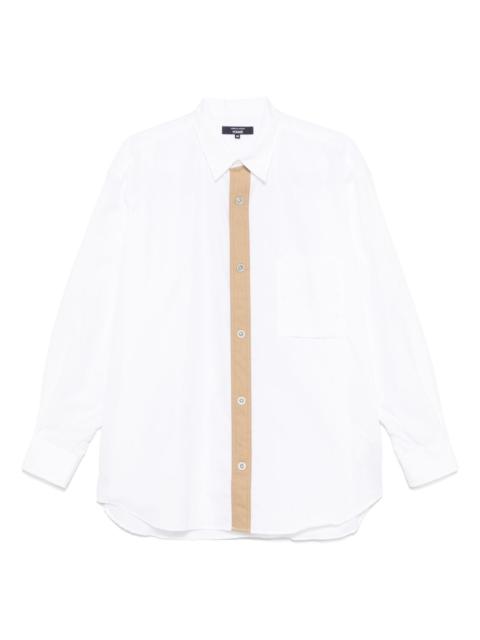 Comme des Garçons Homme contrasting-trim shirt