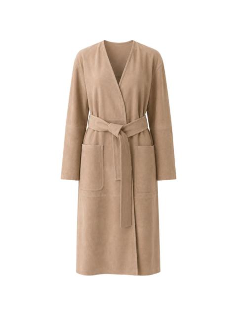 Max Mara belted wrap coat