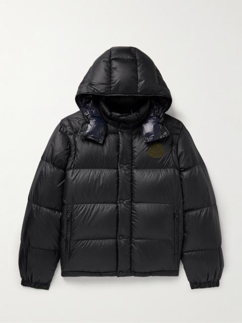 Moncler Cyclone Convertible Logo-Appliquéd Quilted Shell Hooded Down Jacket