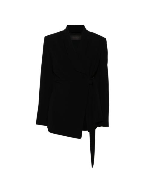 Max Mara wrap-design blazer