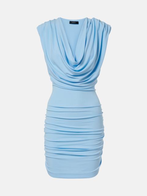 WARDROBE.NYC Draped jersey minidress
