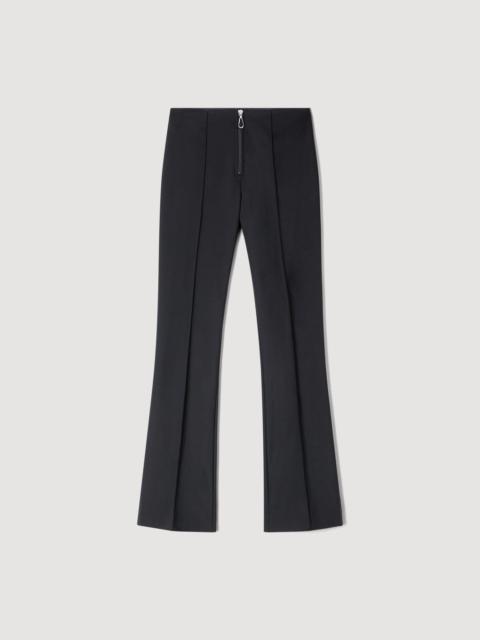 Sandro PLEAT AND ZIP TROUSERS