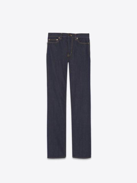 SAINT LAURENT janice jeans in deep blue denim