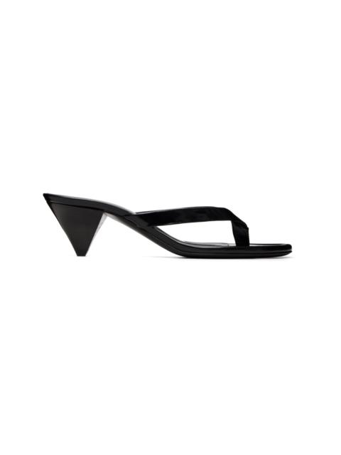 JUDE SSENSE Exclusive Black Rooty Heeled Sandals