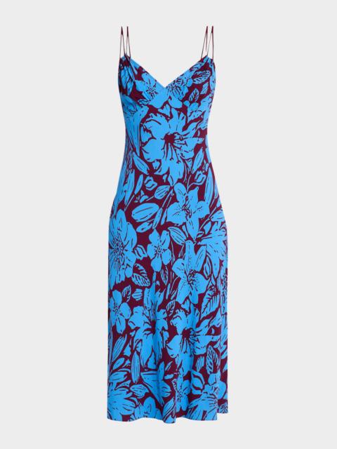DIANE VON FURSTENBERG Allegra Floral-Print Empire Midi Dress