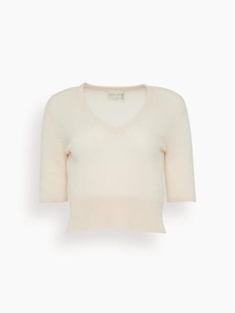 forte_forte Wool Cashmere Sweater in Peonia